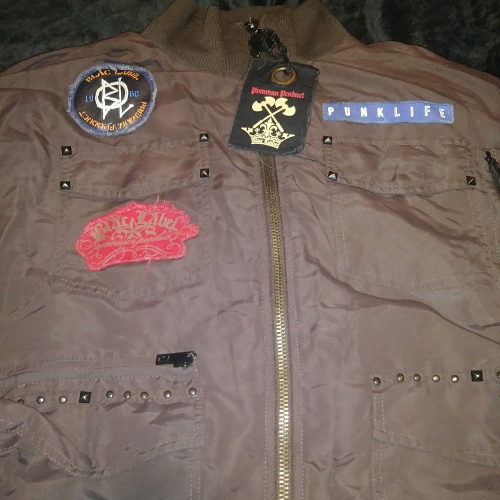 Blac Label Brown Jacket Studded
